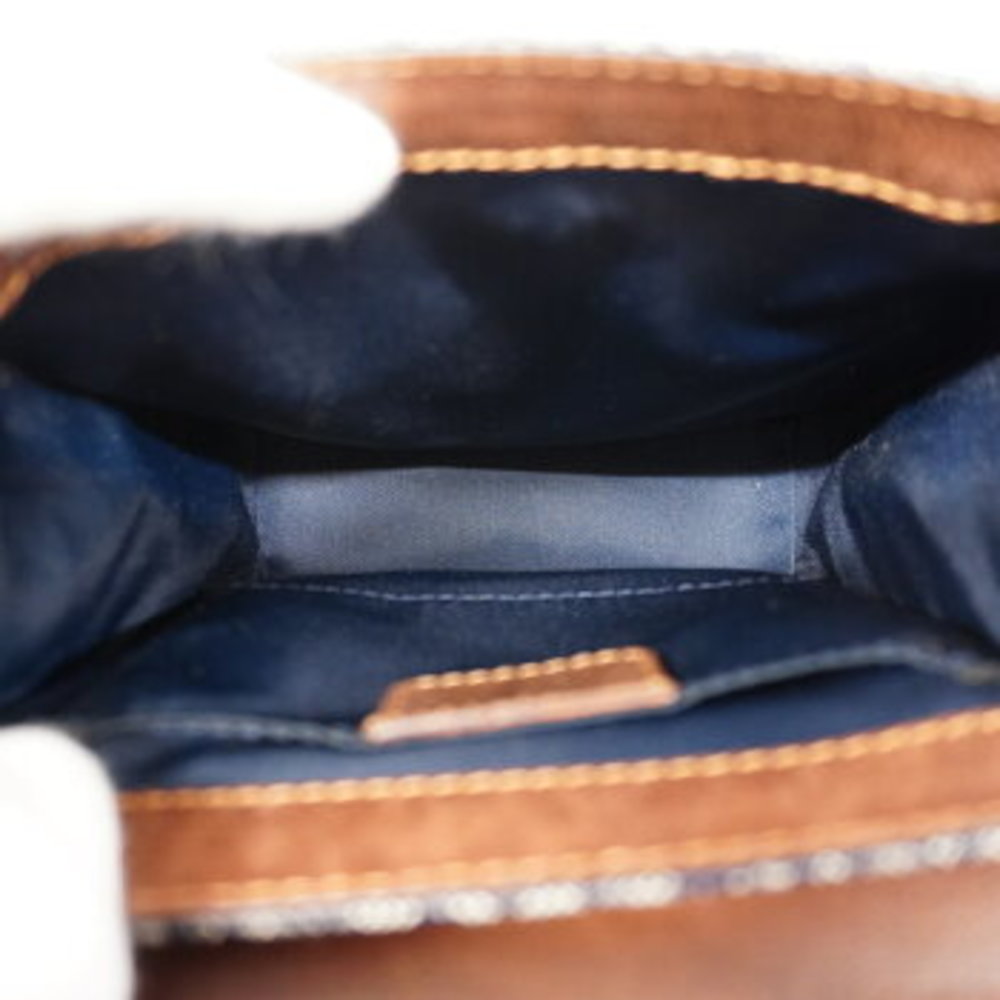 Christian Dior Trotter Canvas Leather Shoulder Bag - Picture 4 of 11